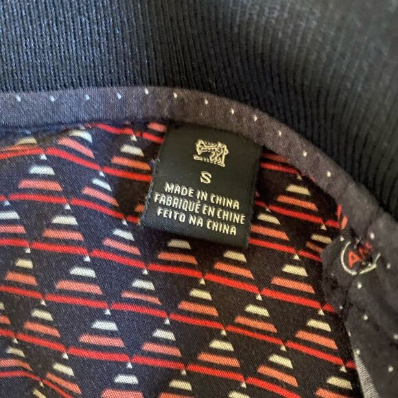 Scotch & Soda Men's 100% Viscose Full Zip Bomber Jacket Size S Black Amsterdam - Picture 15 of 16